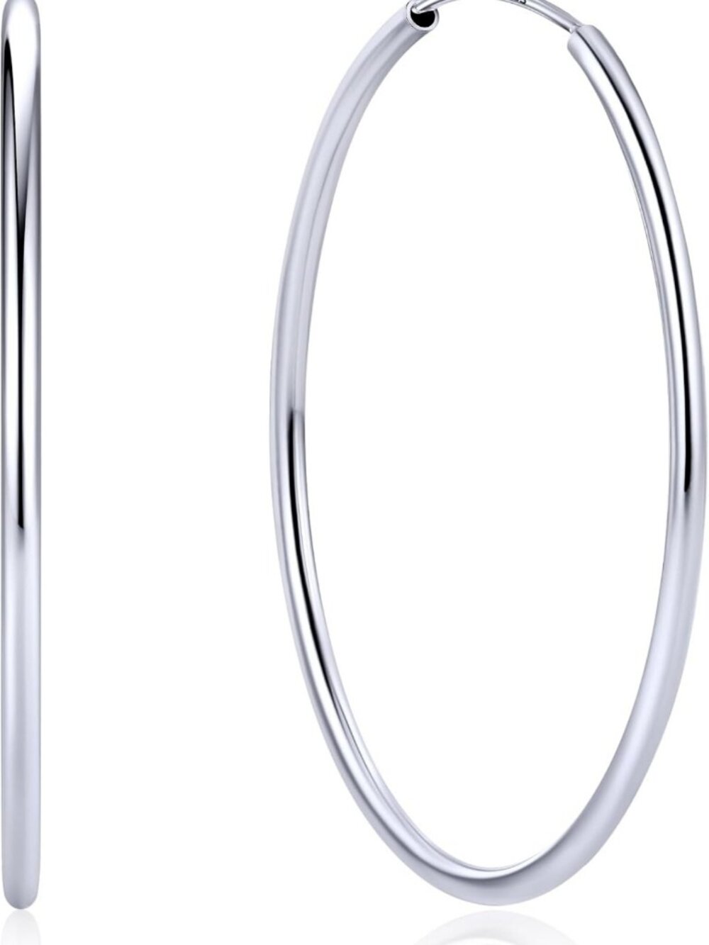 Stylish Sterling Silver Hoop Earrings for Women | Elegant Everyday Jewelry